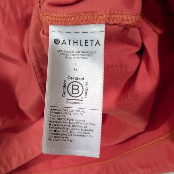 Athleta Coral Muscle Tank Size L - Picture 3 of 4